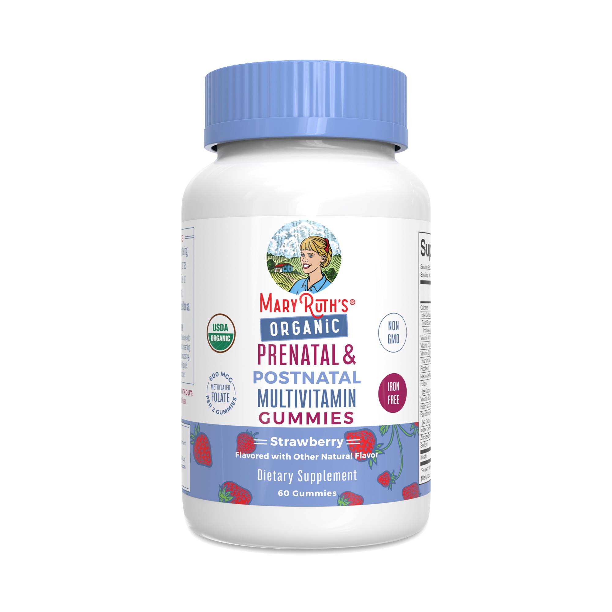 Prenatal & Postnatal Multivitamin Gummies, Strawberry