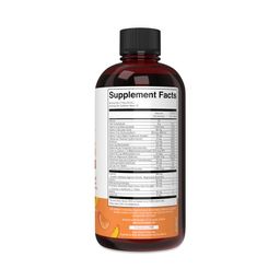 Liquid Morning Multivitamin & Hair Growth, Peach Mango