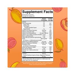 Multivitamin Gummies & Hair Growth, Peach Mango