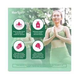 Liquid Morning Multivitamin & Hair Growth, Dragon Fruit Melon