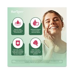 Liquid Morning Multivitamin + Hair Growth, Dragon Fruit Melon