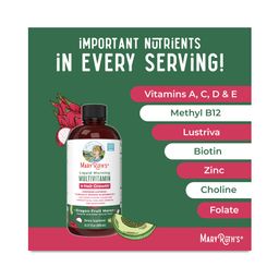 Liquid Morning Multivitamin + Hair Growth, Dragon Fruit Melon