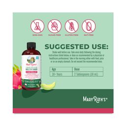 Liquid Morning Multivitamin + Hair Growth, Dragon Fruit Melon