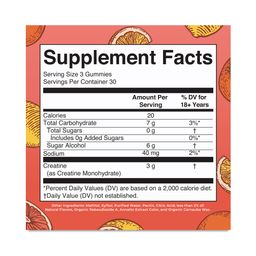 Creatine Gummies, Tangerine Citrus