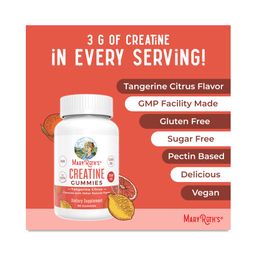 Creatine Gummies, Tangerine Citrus