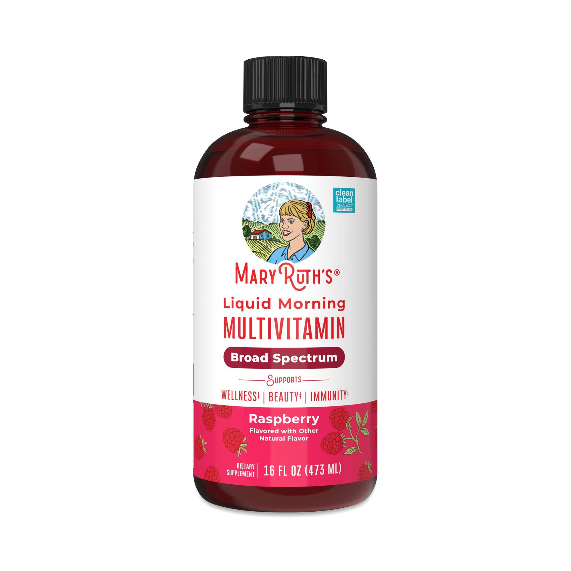 Liquid Morning Multivitamin, Raspberry