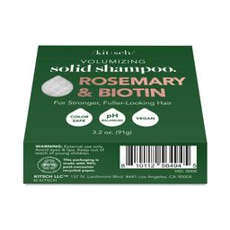 Volumizing Solid Shampoo, Rosemary & Biotin