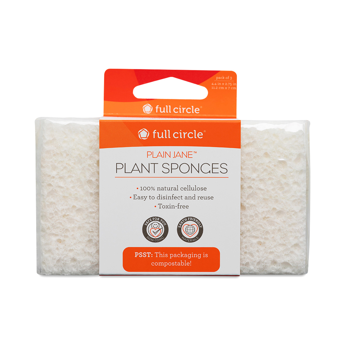 Walnut Scrubber Sponge 2-Pack