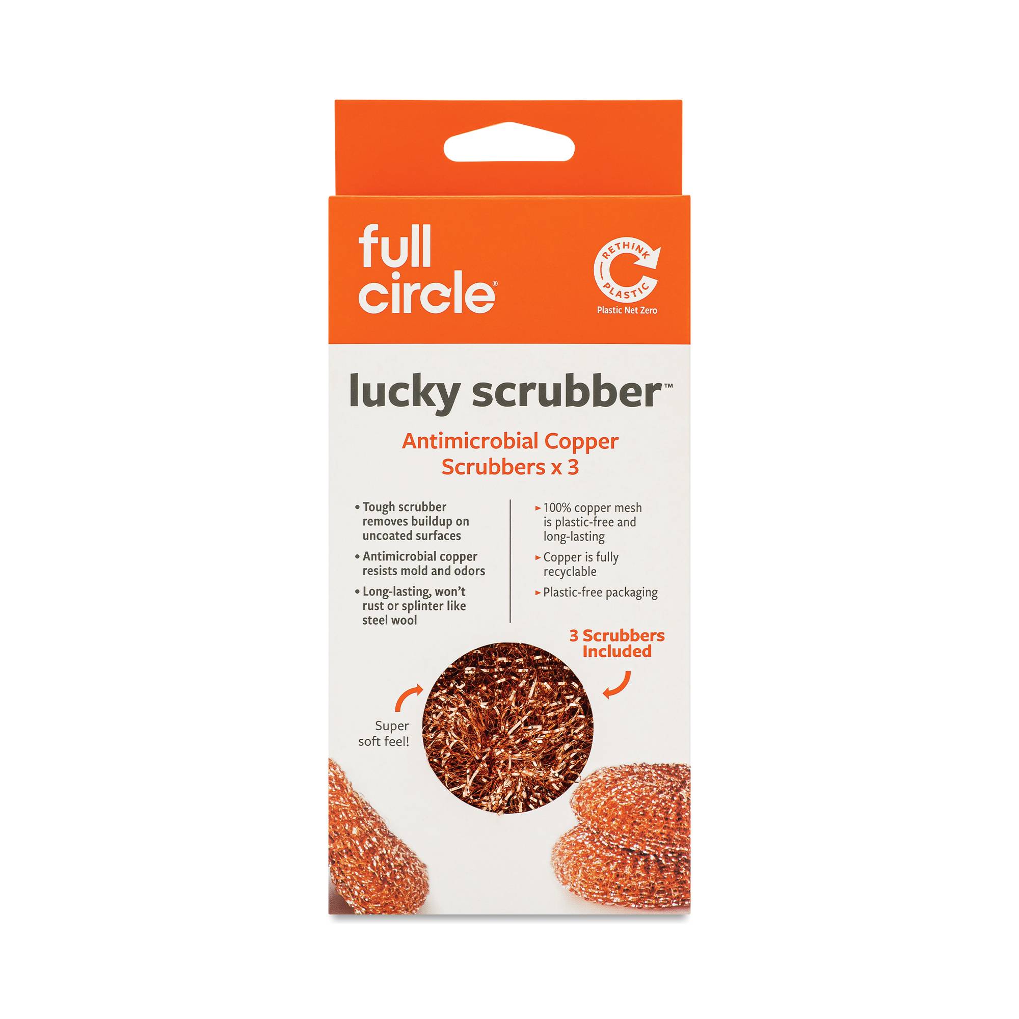 Lucky Scrubber Antimicrobial Copper Scrubbers