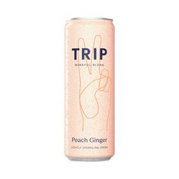 Adaptogenic Sparkling Drink with Magnesium, Peach Ginger