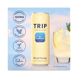 Adaptogenic Sparkling Drink with Magnesium, Blood Orange