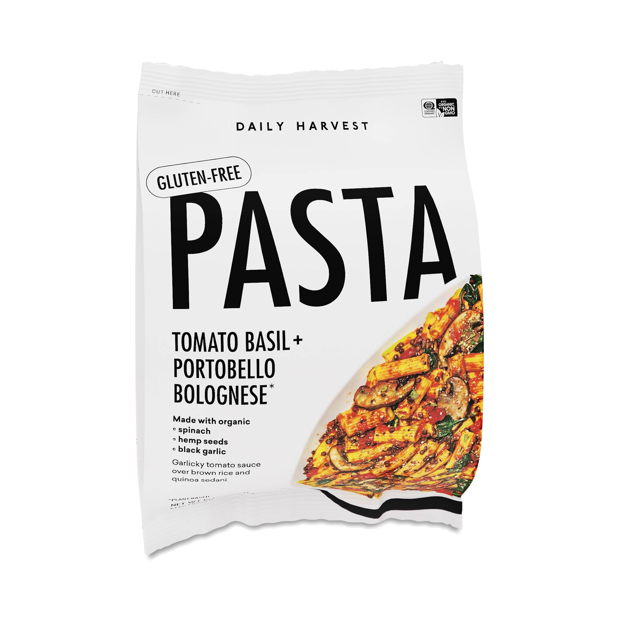 Pasta, Tomato Basil & Portobello Bolognese