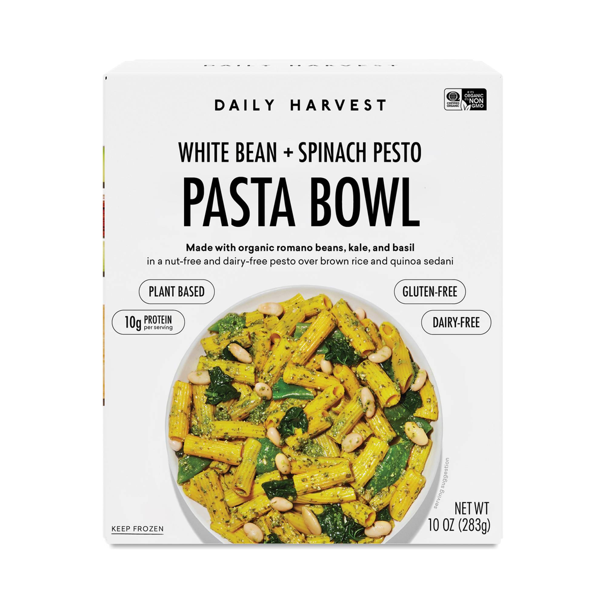 Pasta Bowl, White Bean + Spinach Pesto