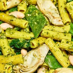 Pasta Bowl, White Bean + Spinach Pesto