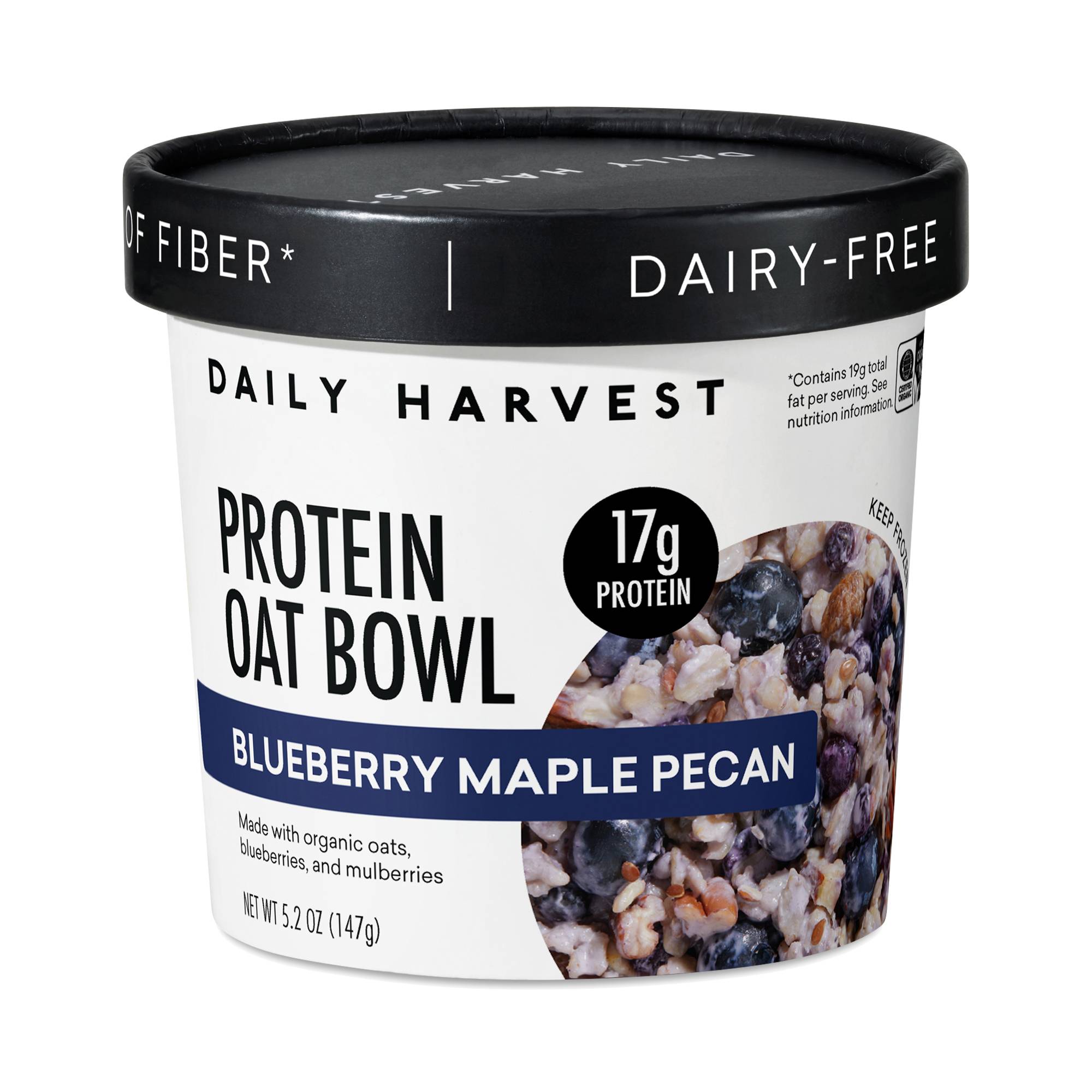 Protein Oat Bowl, Blueberry Maple Pecan