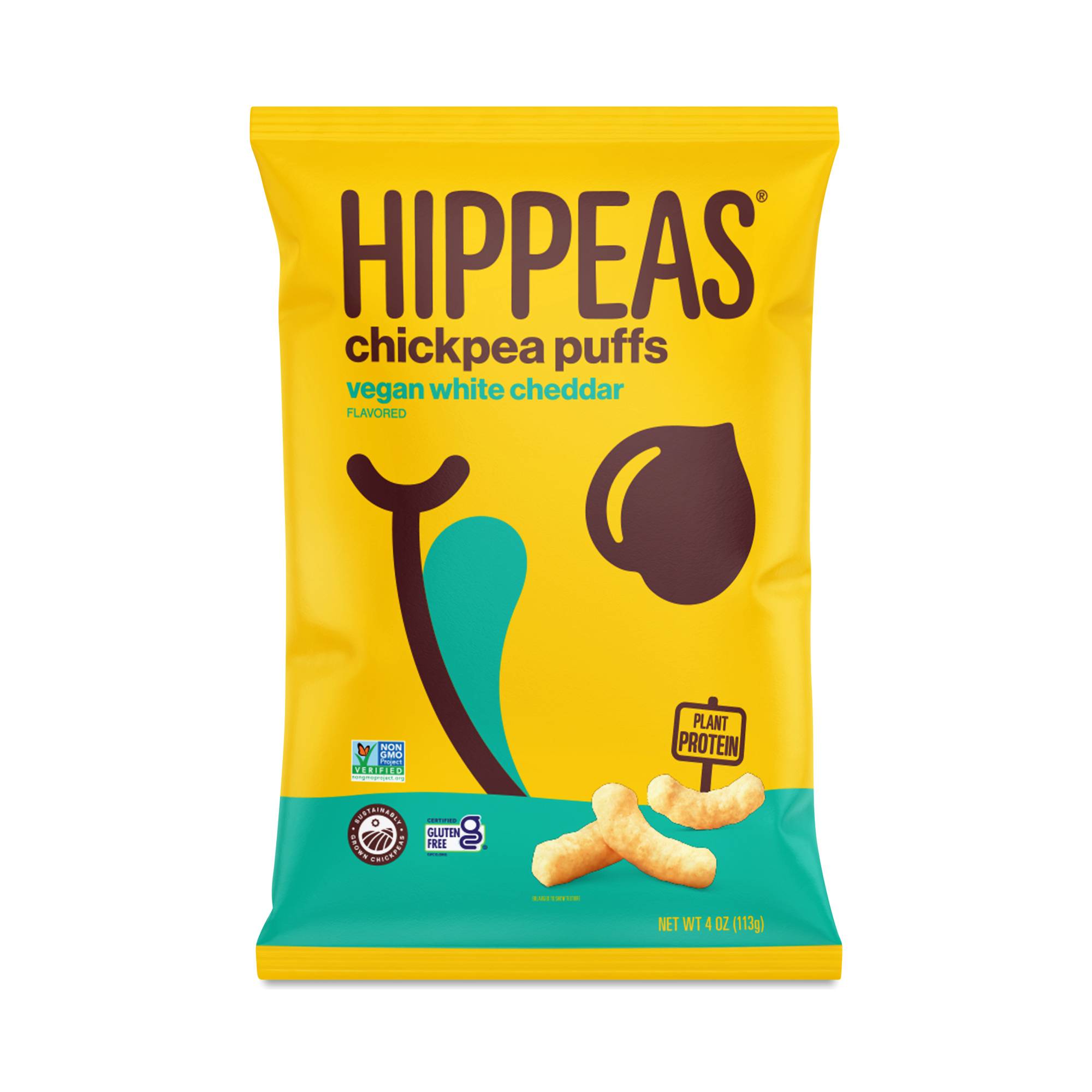 Chickpea Puffs, Vegan White Cheddar