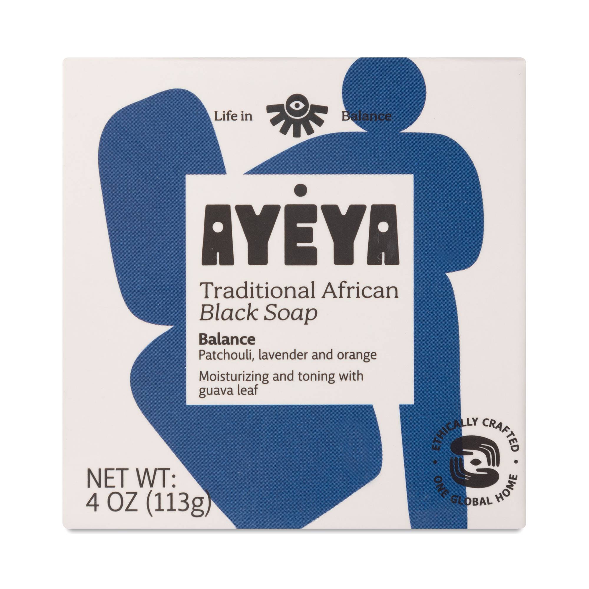 Traditional African Black Bar Soap, Balance