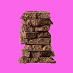 Milk Chocolate Truffle Bar, Moon Rocks