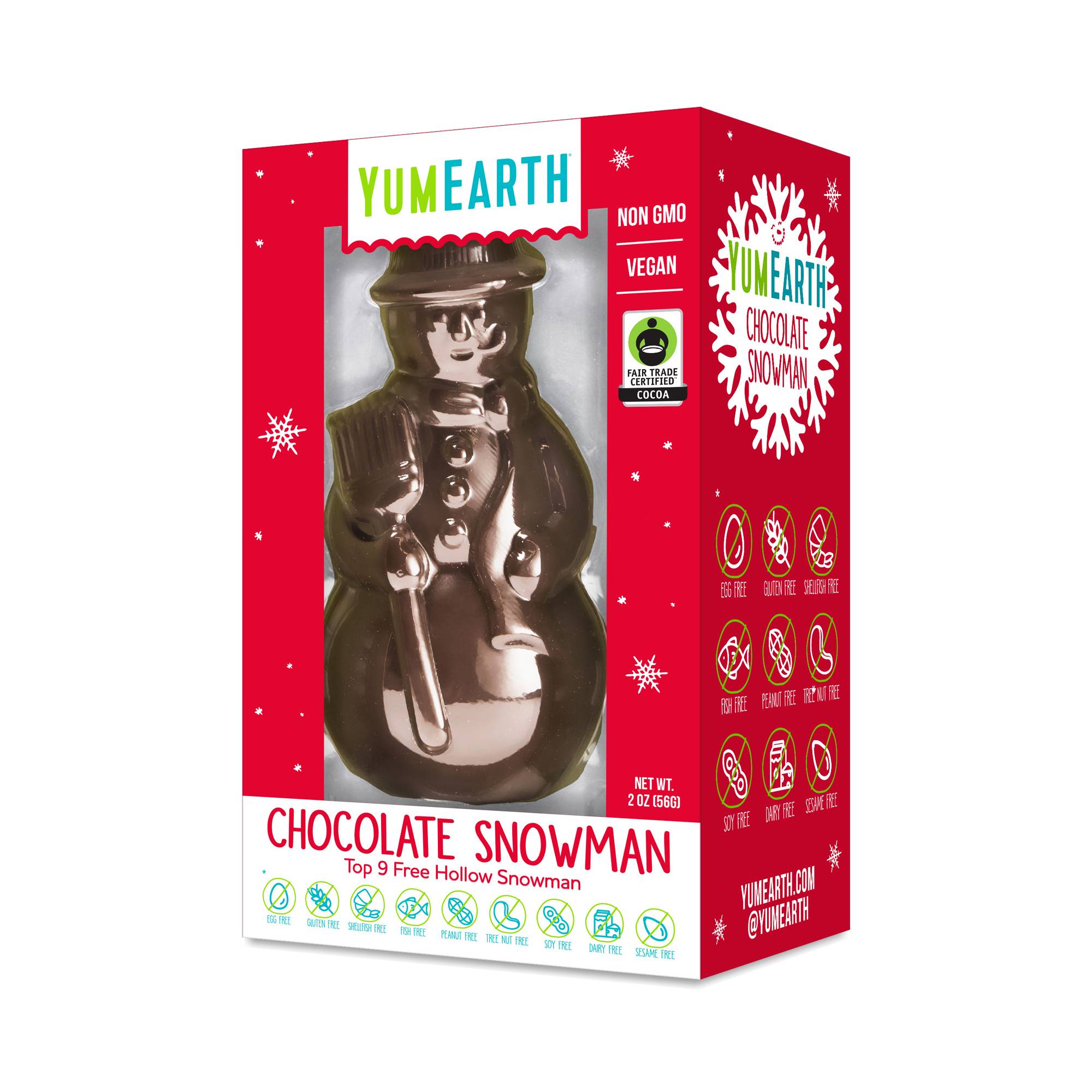 Holiday Chocolate Snowman