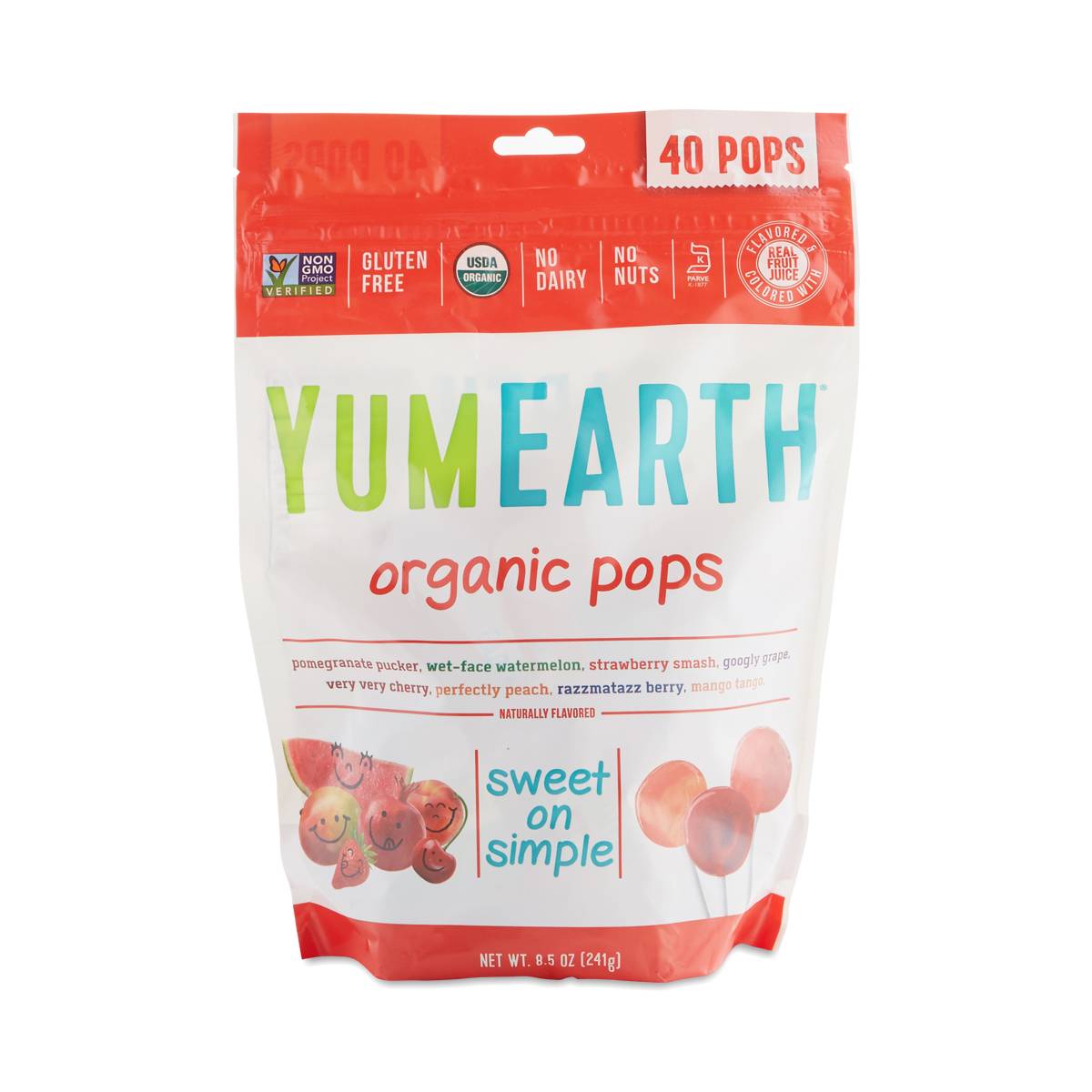 Assorted Flavor Lollipops by YumEarth Organics Thrive Market