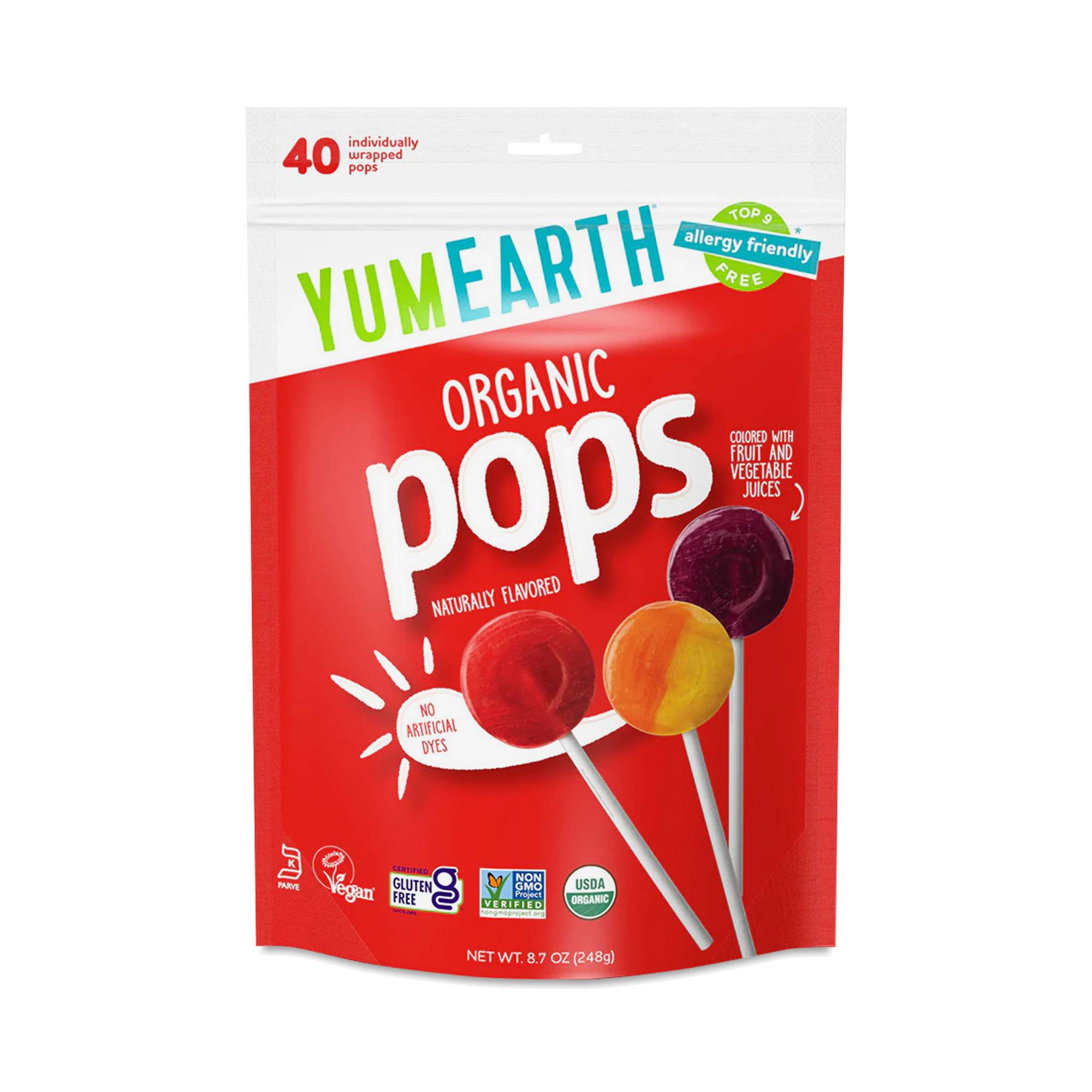 Organic Lollipops, Assorted