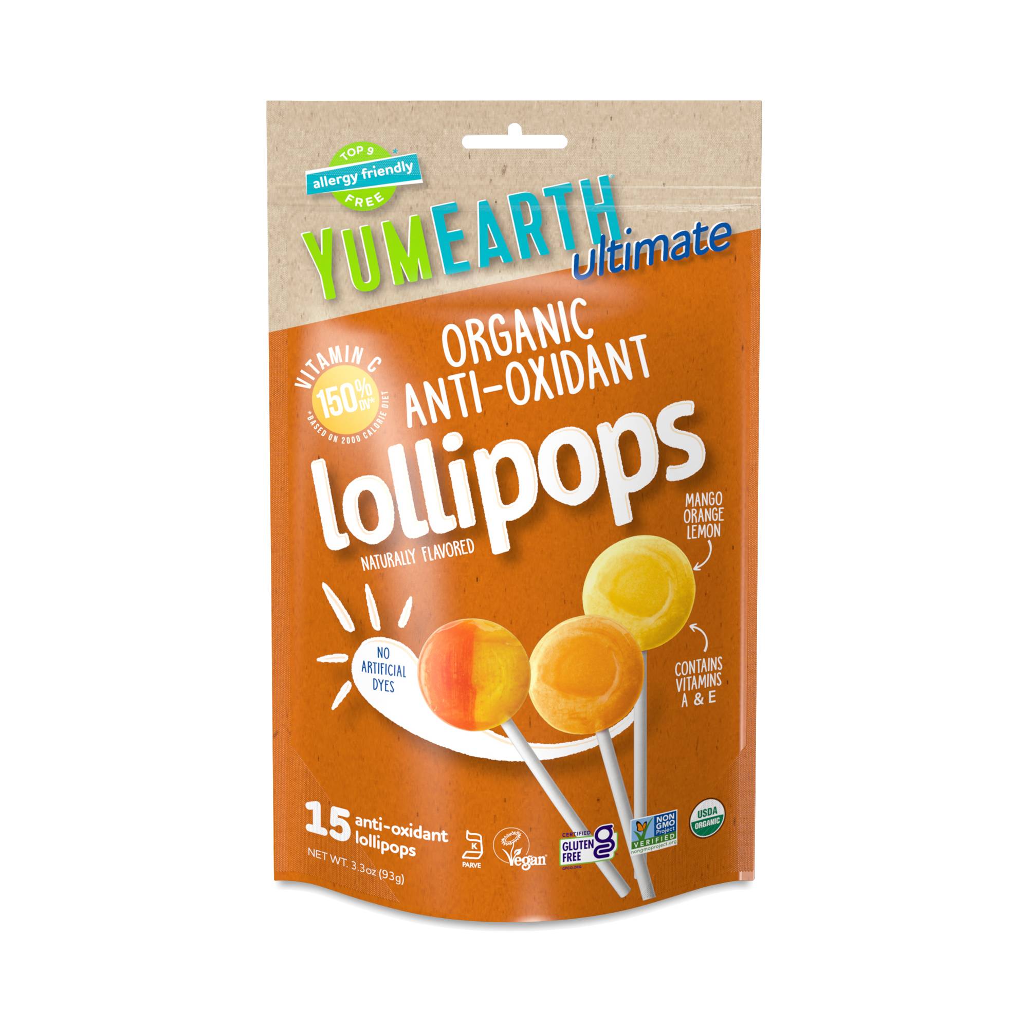 Organic Lollipops, Anti-Oxidant