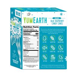 Organic Candy Canes, Blue Raspberry