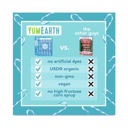 Organic Candy Canes, Blue Raspberry