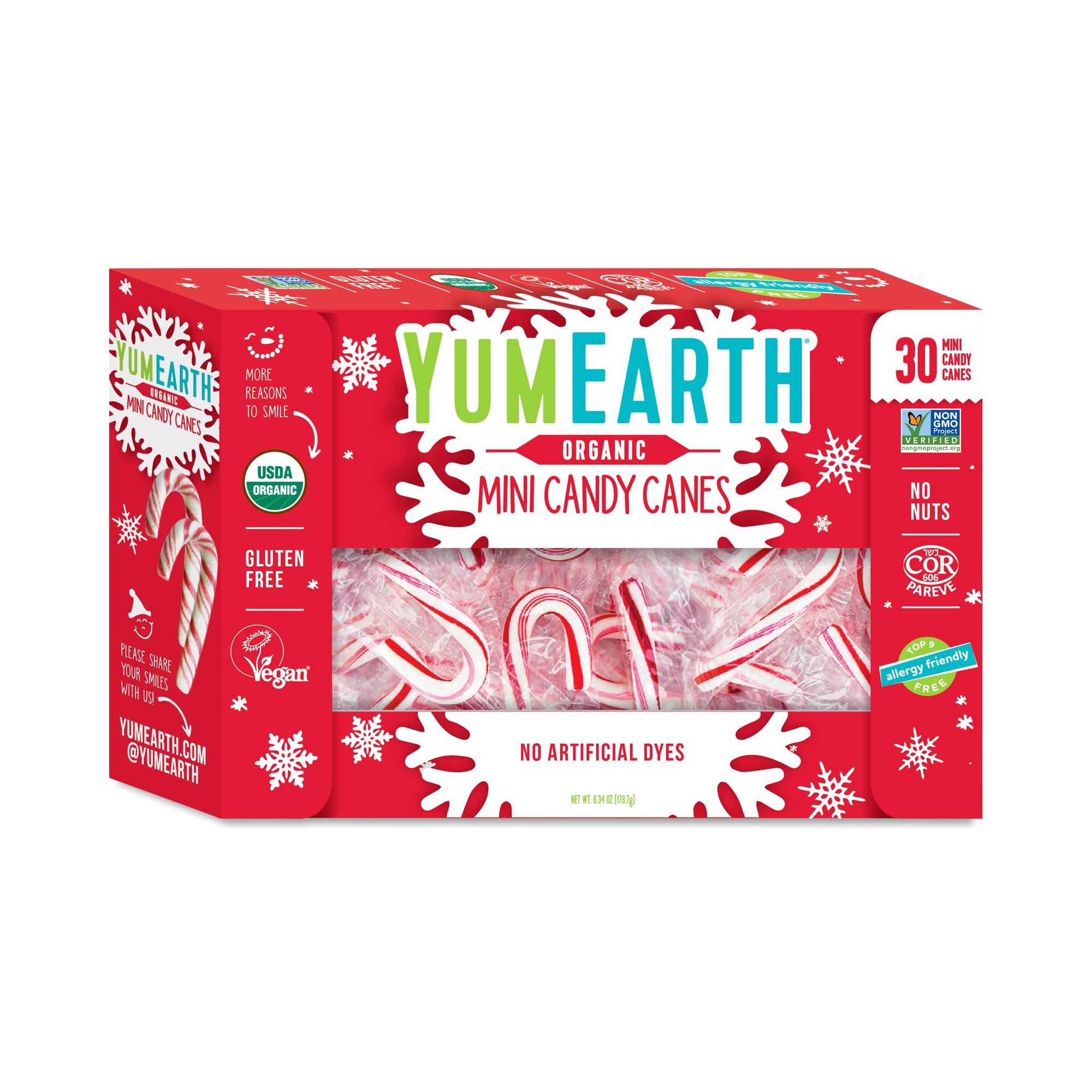 Organic Mini Candy Canes