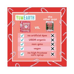 Organic Candy Canes, Peppermint