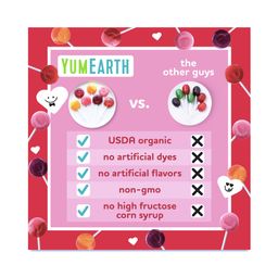 Organic Valentine's Pops