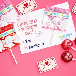 Organic Valentine's Pops