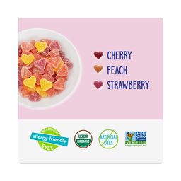 Organic Valentine's Gummy Hearts