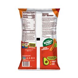 Avocado Oil Super Veggie Straws, Cheddar