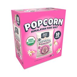 Organic Popcorn, Himalayan Pink Salt, Snack Packs, Value Size