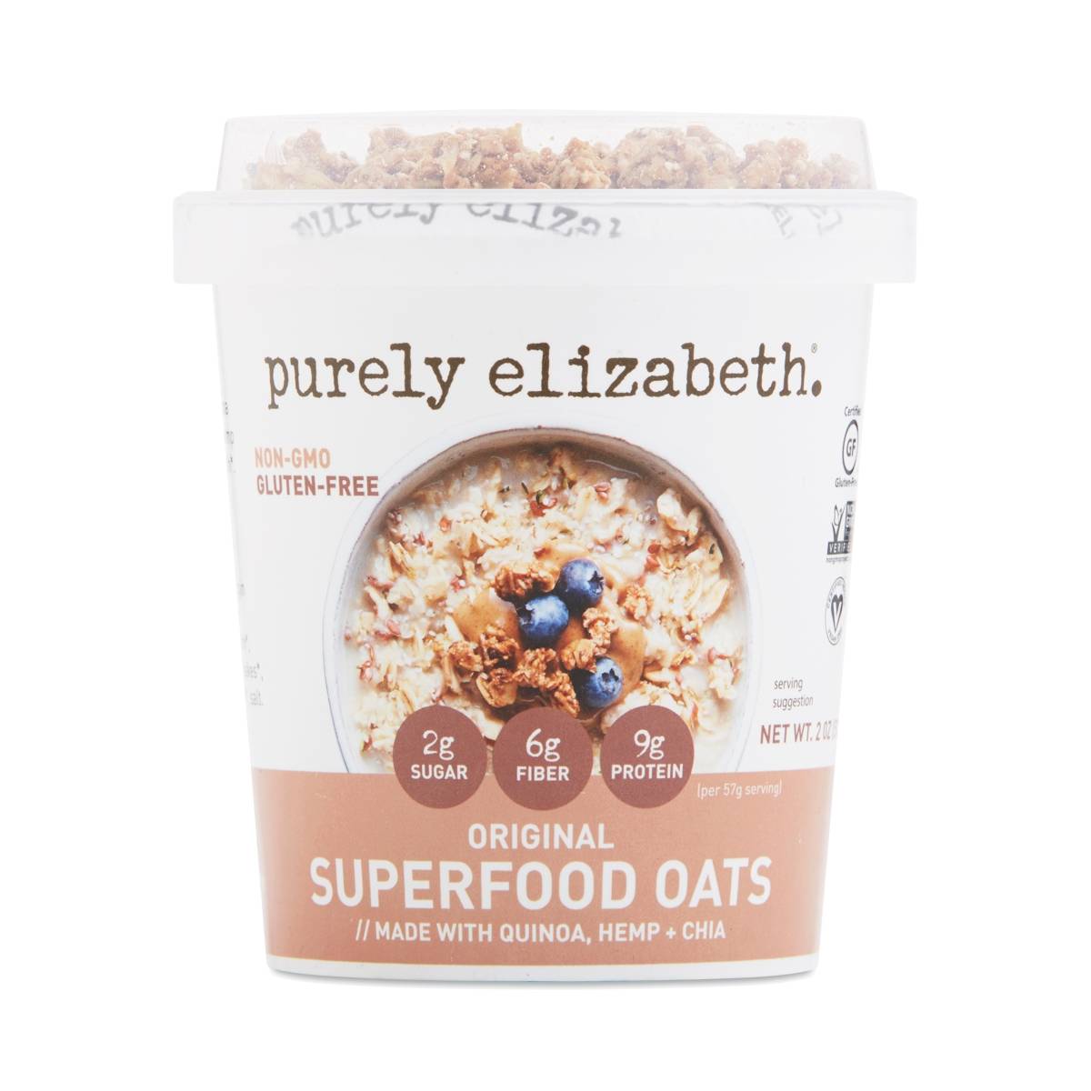 Purely Elizabeth Superfood Oats Cup, Original Thrive Market