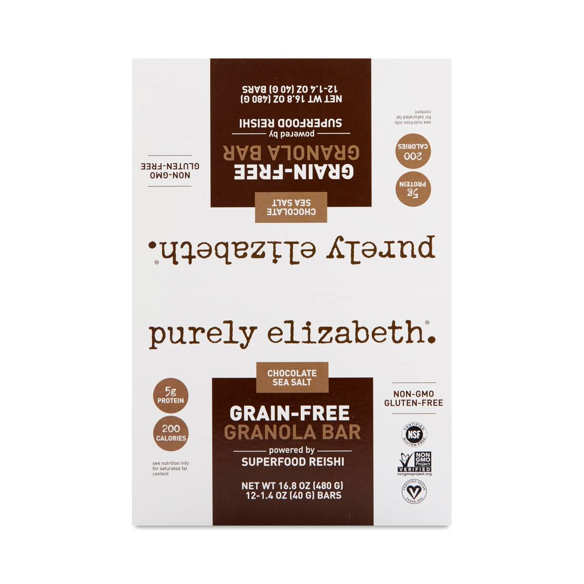 Purely Elizabeth GrainFree Superfood Granola Bar, Chocolate Sea Salt Thrive Market