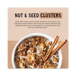 Grain-Free Nut Granola, Cinnamon Peanut Butter