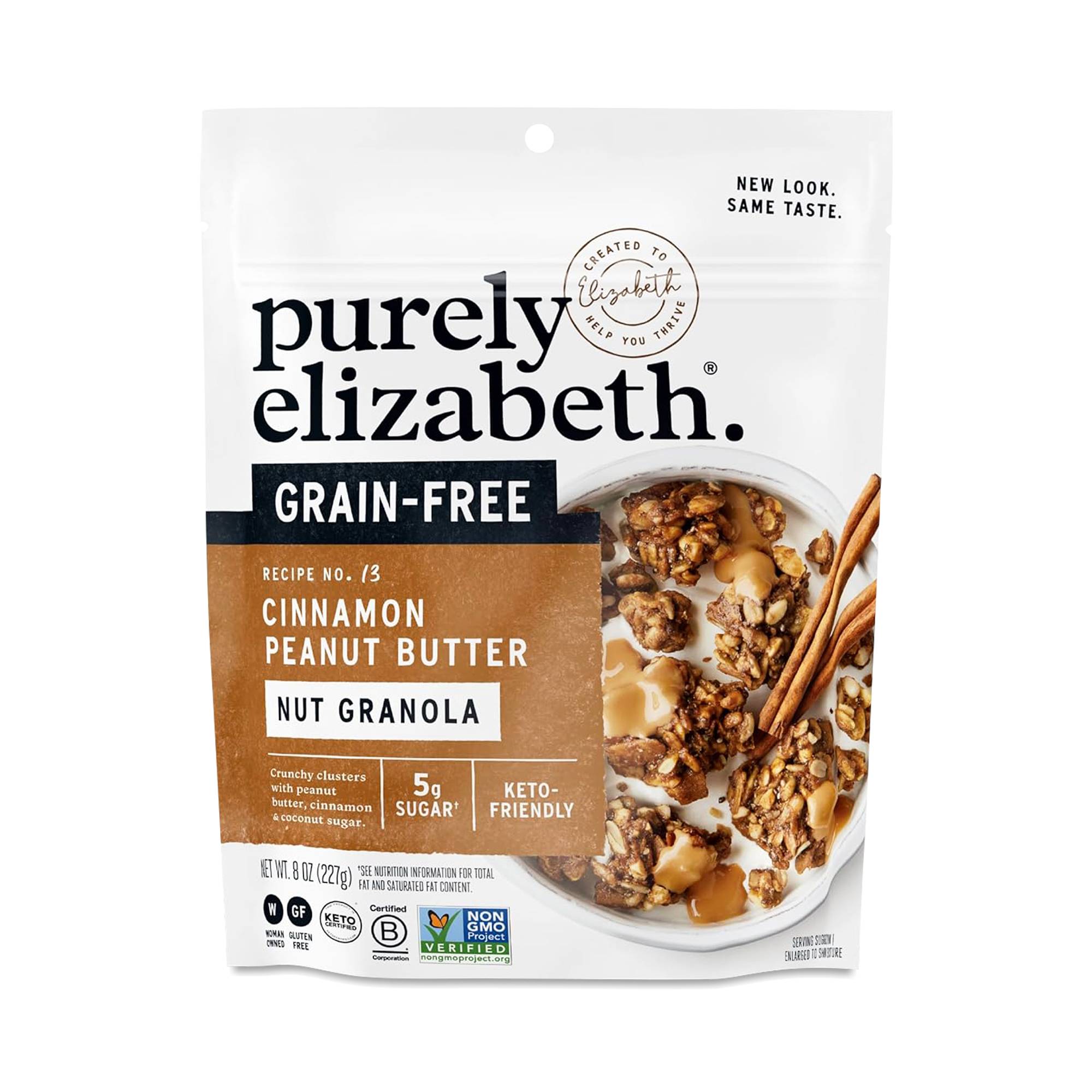 Grain-Free Nut Granola, Cinnamon Peanut Butter
