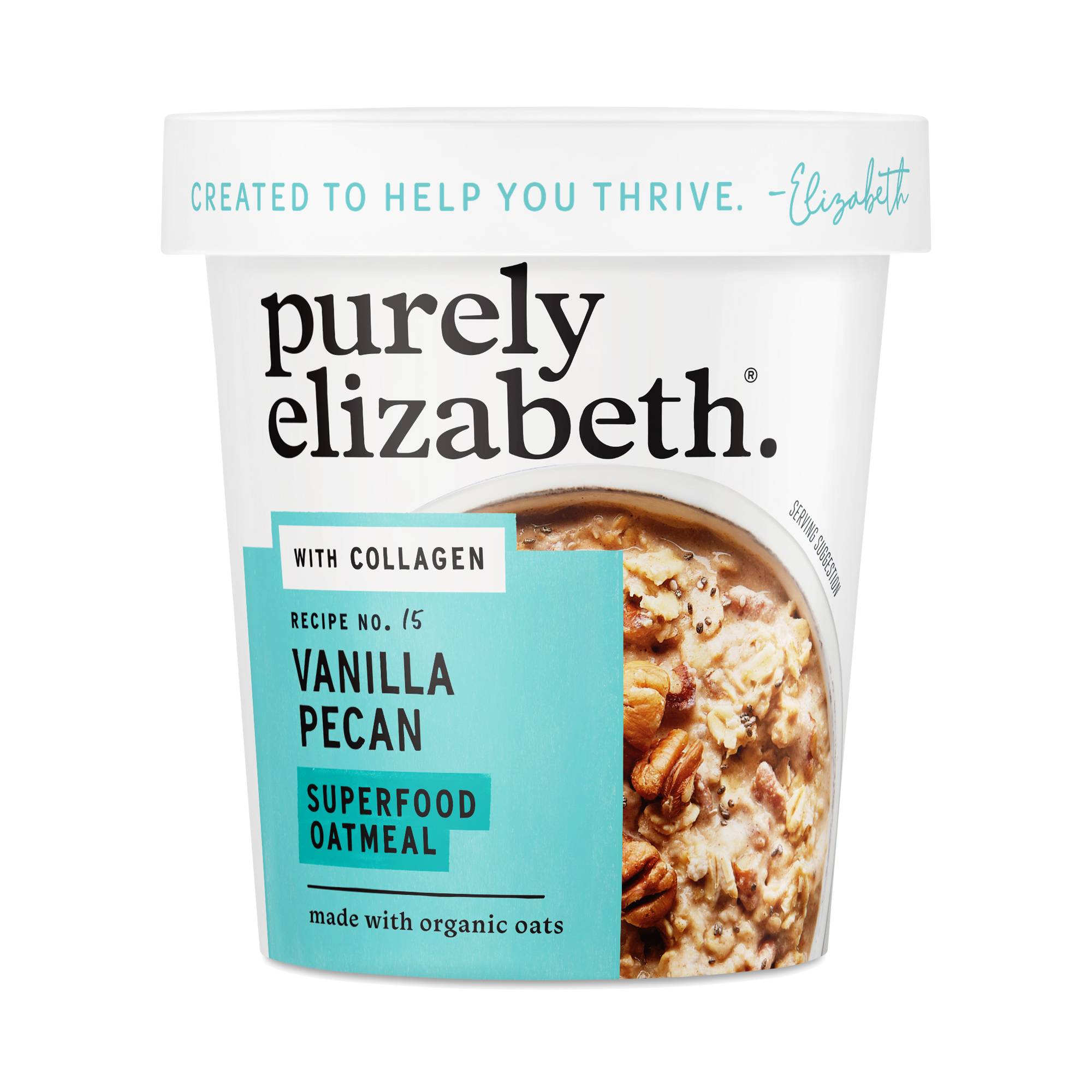 Collagen Protein Oats Cup, Vanilla Pecan