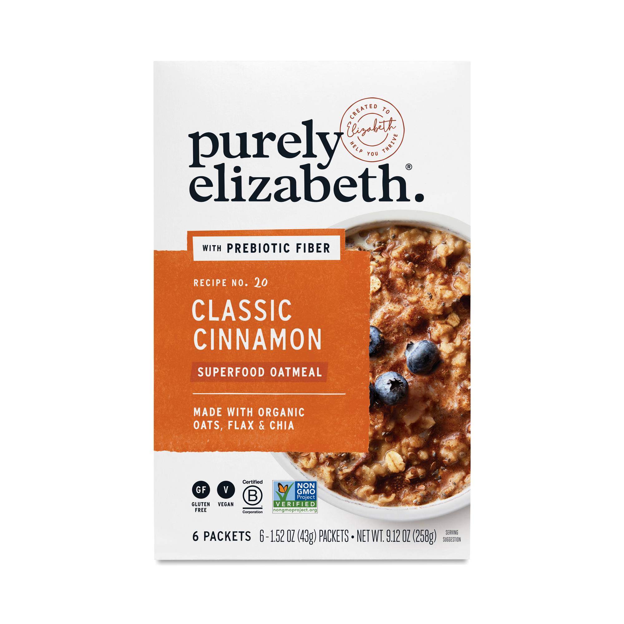 Superfood Oatmeal, Classic Cinnamon