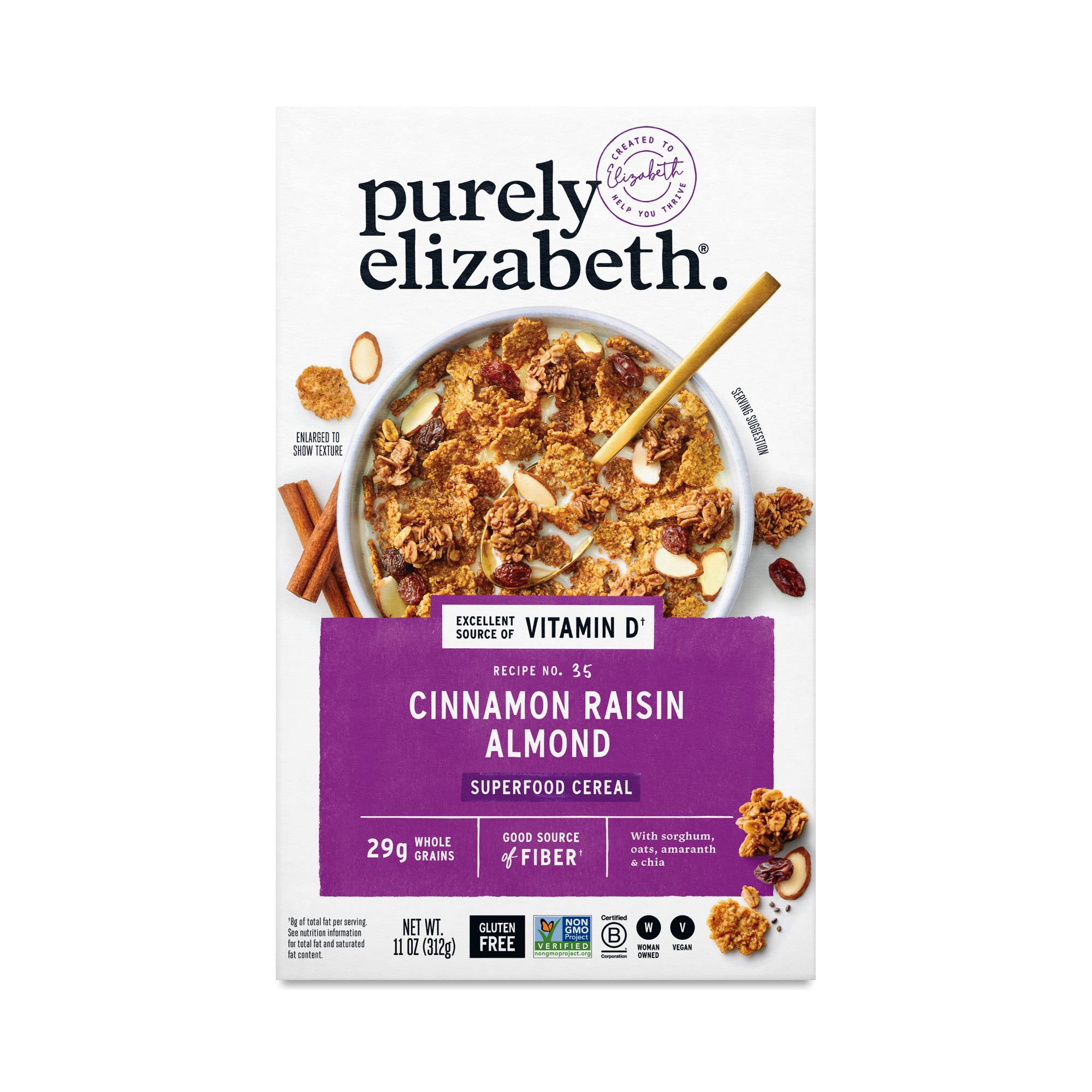 Superfood Cereal, Cinnamon Raisin Almond
