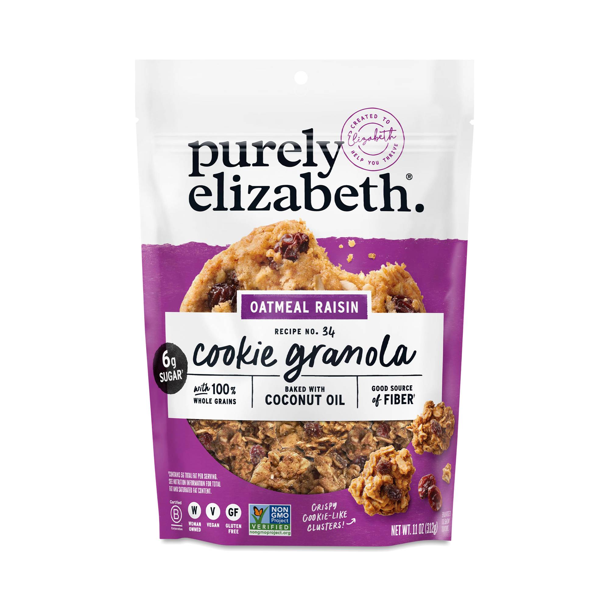 Cookie Granola, Oatmeal Raisin