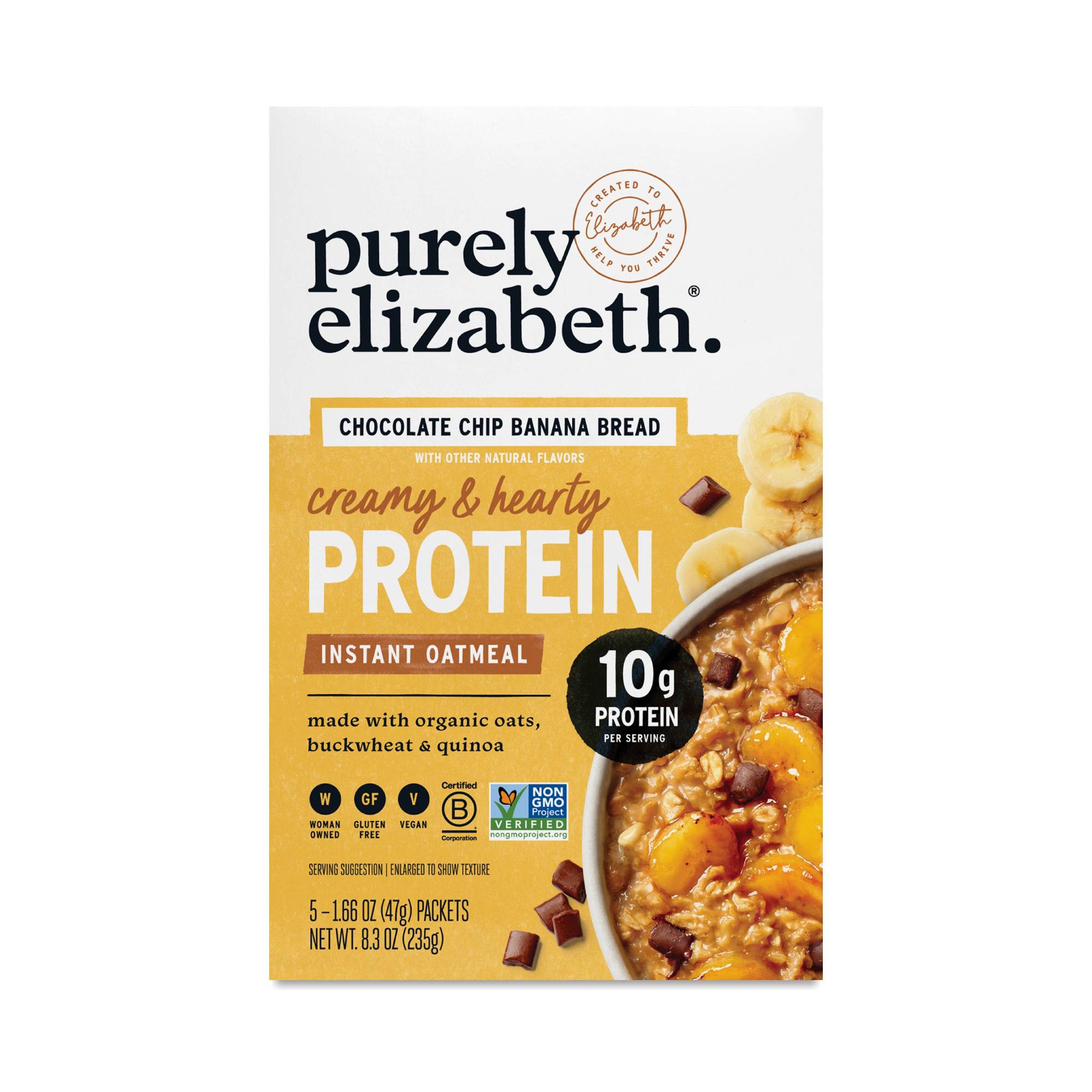 Protein Oatmeal Multipack, Chocolate Chip Banana Bread