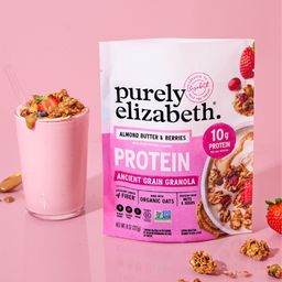 Ancient Grain Protein Granola, Almond Butter & Berries
