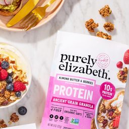 Ancient Grain Protein Granola, Almond Butter & Berries