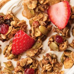 Ancient Grain Protein Granola, Almond Butter & Berries