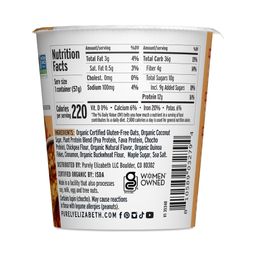 Protein Oatmeal Cup, Maple Cinnamon Roll