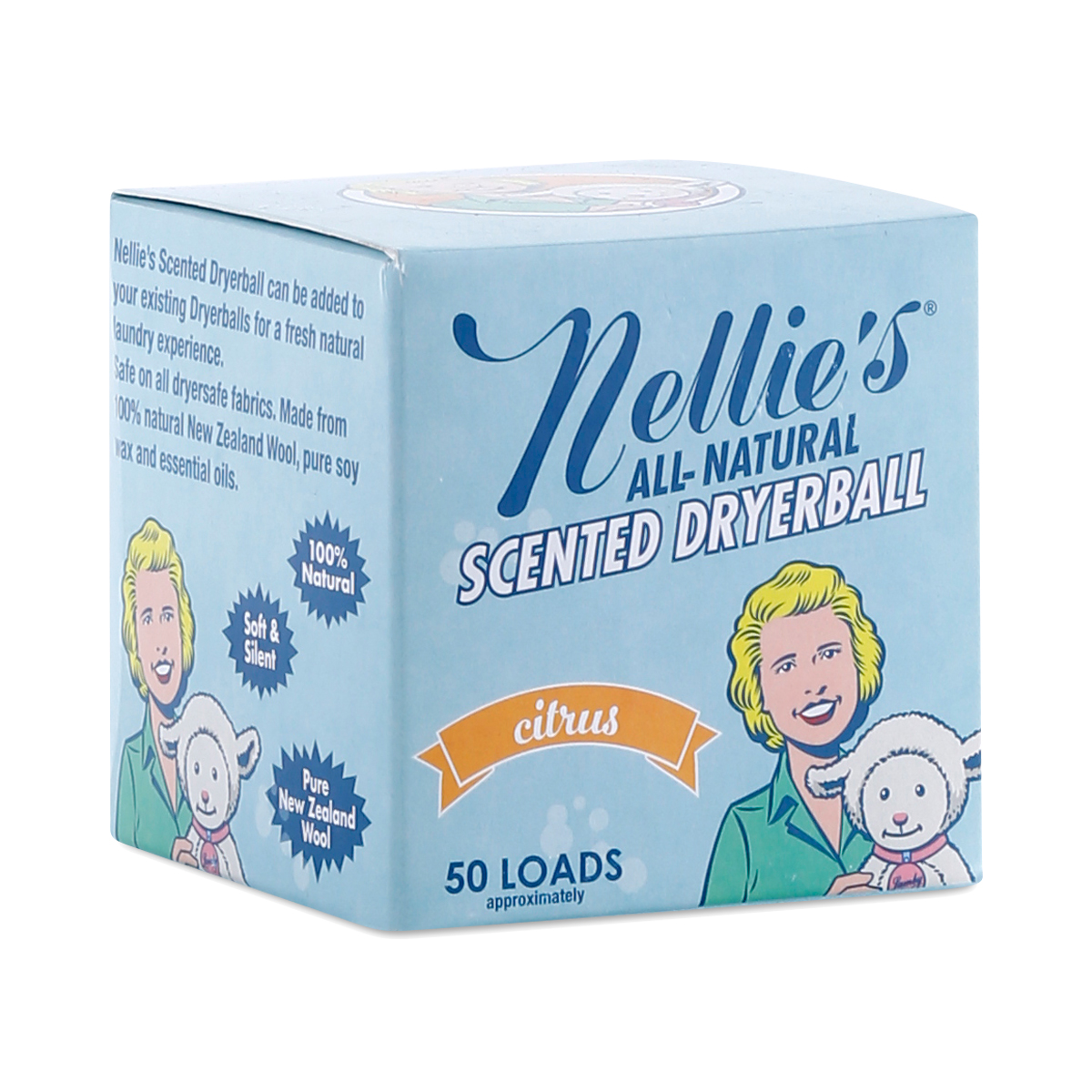 Scented Wool Dryerball, Citrus