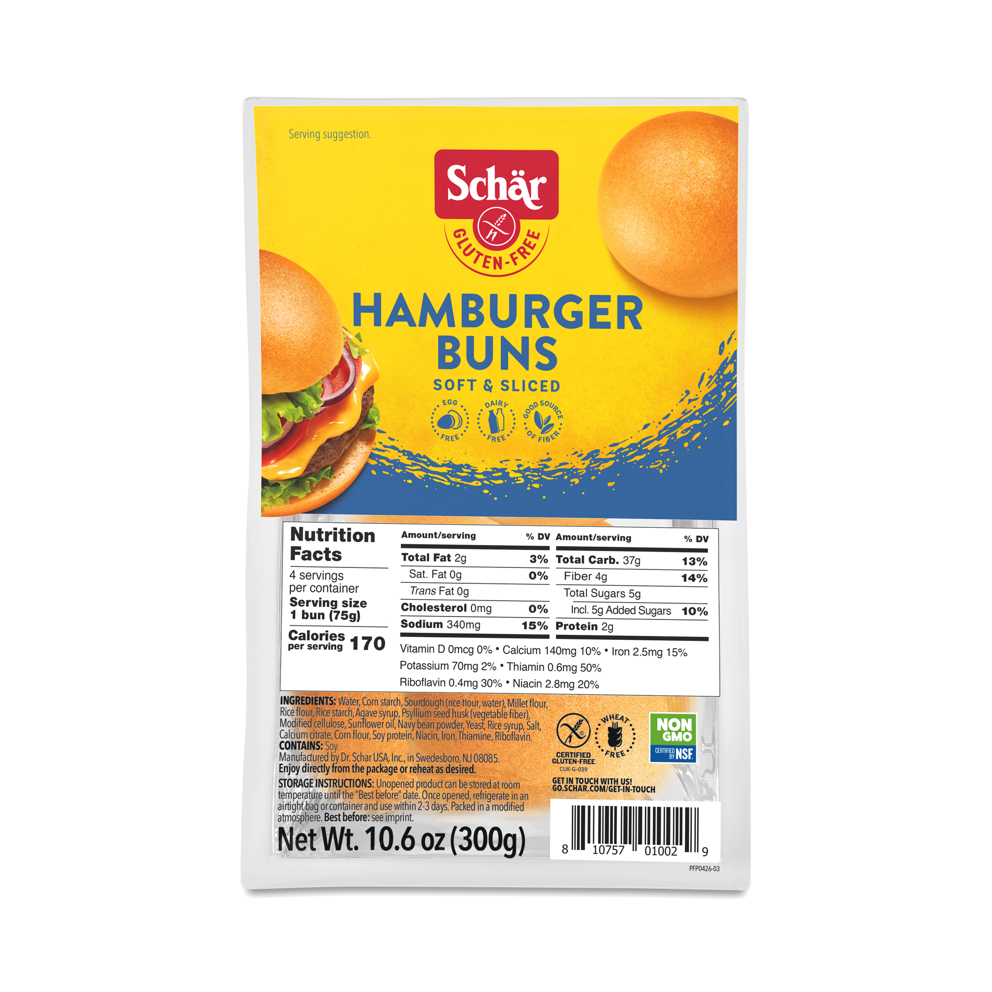 Hamburger Buns by Schar